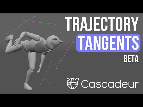 Видео: Trajectory TANGENTS в Cascadeur