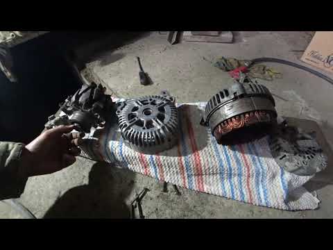 Видео: Обслуживание генератора  Audi A6 C6 VALEO 180 А.  Непредсказуемый товарищ.