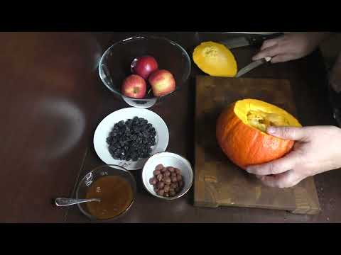 Видео: Королева осени ТЫКВА запеченная в духовке с фруктами и медом. Вкусно и полезно