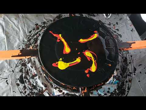 Видео: #192 Столешница. Рисуем феном