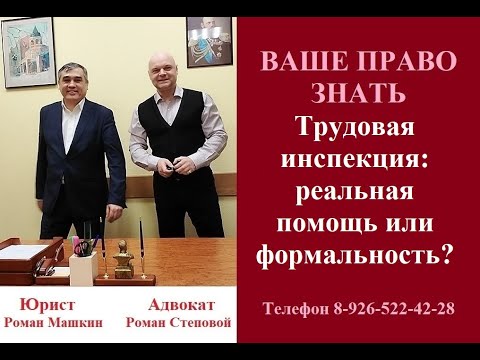 Видео: Трудовая инспекция: реальная помощь или формальность? #трудоваяинспекция #формальностьпроверки #суд