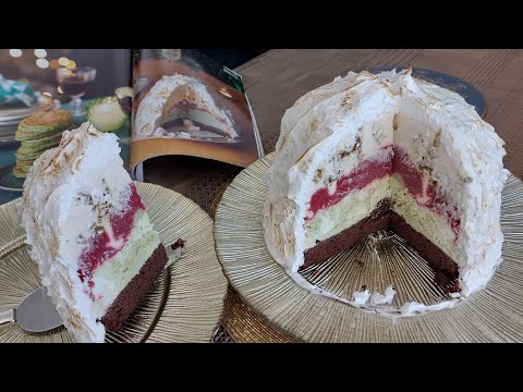Видео: Аляска, торт по мотивам дубайского шоколада