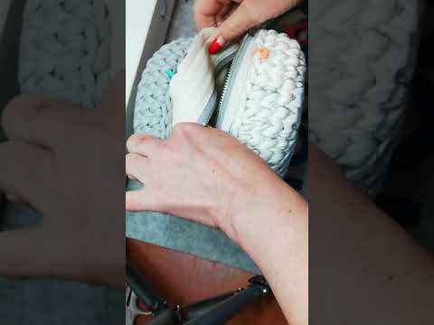 Видео: Пошив подкладки для круглой сумочки. Часть 3