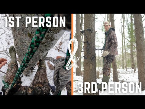 Видео: Охота с седлом для начинающих | Как залезть и установить седло на дереве: пошаговое руководство —...