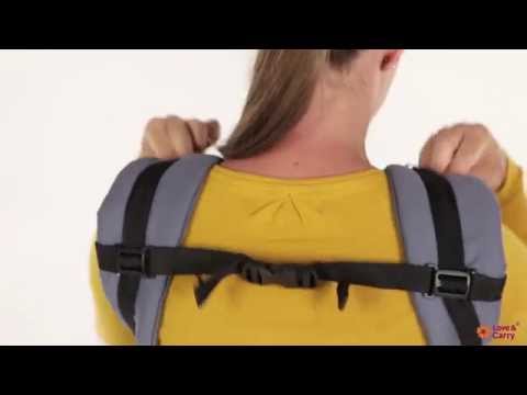 Видео: Эрго-рюкзак Love & Carry. Инструкция: позиция "спереди"