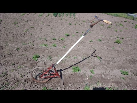 Видео: Ручной плоскорез с велосипедной рамы.