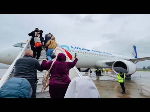 Видео: #4 Летим в Турцию. Сложный перелёт. Уральские авиалинии 