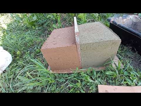 Видео: Блоки из опилкобетона и глины с опилками. Новая идея.