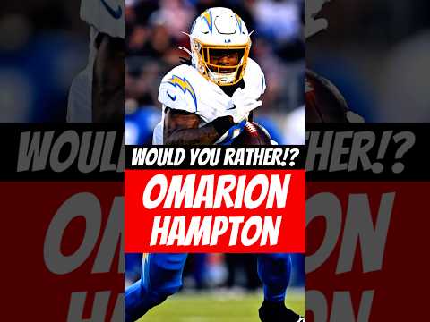 Видео: Омарион Хэмптон всё ещё входит в топ-12 раннинбеков для фэнтези-футбола? Вы бы предпочли Хэмптона?
