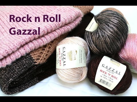 Видео: 🎶Rock n Roll Gazzal. Обзор пряжи