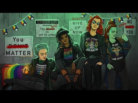 Видео: "Благие знамения" комиксы