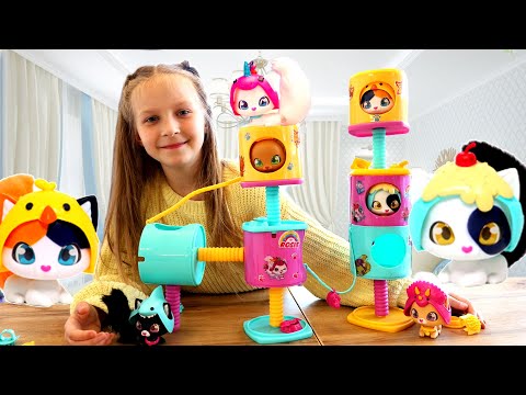 Видео: Строим ДОМИКИ для КОТЯТ QT Kitties 😸 Супер Эмма