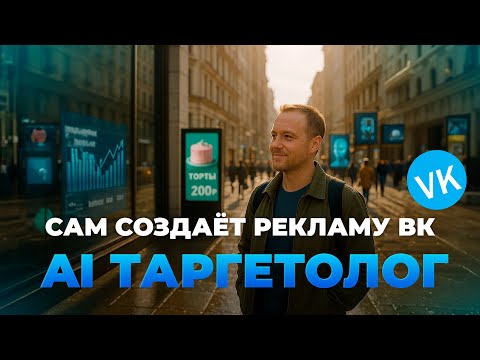 Видео: Реклама ВК на автопилоте. Нейросеть создаёт и управляет кампаниями с помощью ИИ