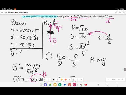 Видео: Механічні властивості твердих тіл.Розв'язування задач