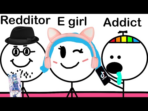 Видео: Типы людей в Интернете...