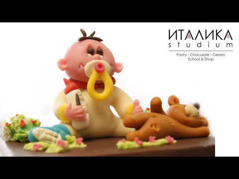 Видео: Простая техника лепки из марципана. Запись прямого эфира в инстаграм.