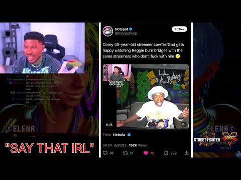 Видео: LowTierGod снова вылетает из-за твита, а затем удаляет Street Fighter 6