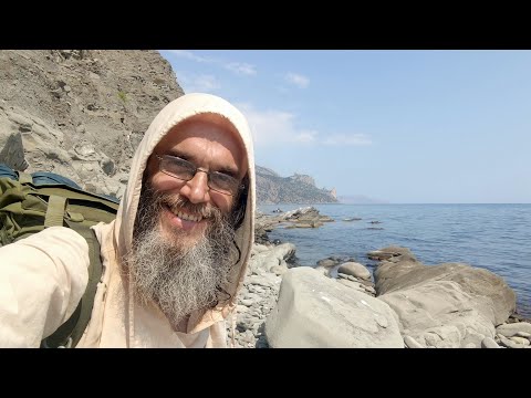 Видео: Пеший поход по берегу моря.(часть пятая)
