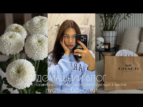 Видео: ДОМАШНИЙ ВЛОГ | АВГУСТ,ПУСТЫЕ БАНОЧКИ,НОВАЯ СУМКА,ГОДОВЩИНА СВАДЬБЫ,ВОРОНЕЖ,ОДЕЖДА В ШКОЛУ