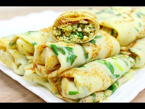 Видео: ВКУСНЕЙШИЕ БЛИНЧИКИ с МЯСОМ!!! ОТЛИЧНАЯ ЗАКУСКА НА НОВЫЙ ГОД 2018!