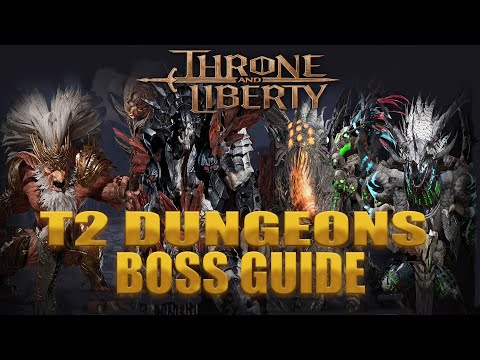 Видео: Throne And Liberty - Сборник Гайдов По Подземелиям 2 Tира. Механики Боссов. BOSS GIUDE. T2 #TL