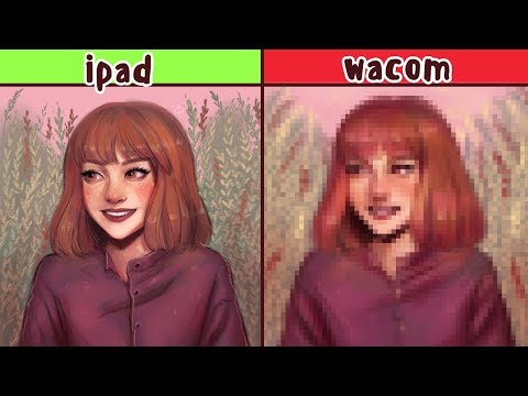 Видео: IPAD ИЛИ ГРАФИЧЕСКИЙ ПЛАНШЕТ? Что лучше для рисования? ♥ ipad pro 2018 vs wacom cintiq 13hd ♥