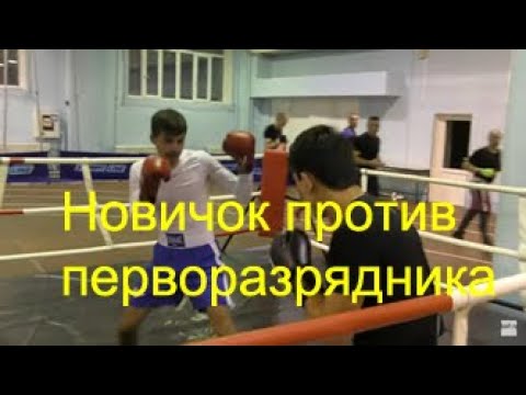 Видео: Бокс: спарринг новичок против перворазрядника/Boxing sparring: a novice vs experienced boxer