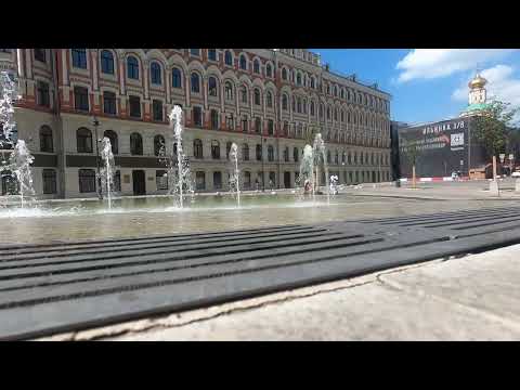 Видео: Фонтаны в Москве