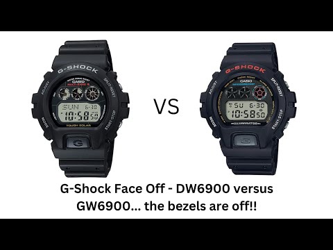 Видео: Посмотрите обзор CASIO GSHOCK GW900 и DW6900 — какой трехглазый зверь лучше?