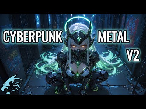Видео: [1 час] CYBERPUNK METAL V2 🎸🔥 Фоновая музыка для игр, стримов и тренировок! 💪🔥