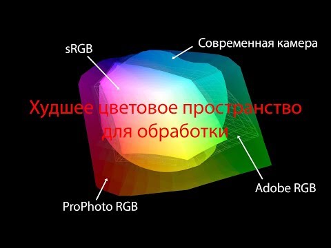 Видео: Худшее цветовое пространство для обработки