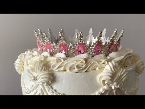 Видео: Торт с короной 👑| сделала срочный торт 