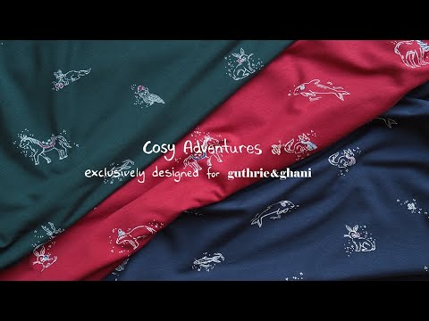 Видео: Представляем новейшую эксклюзивную ткань для пошива одежды от G&G — Cosy Adventures