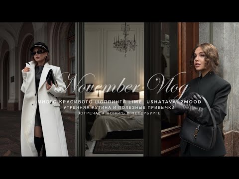 Видео: АТМОСФЕРНЫЙ НОЯБРЬ. УТРЕННЯЯ РУТИНА, ЗАВТРАКИ. МНОГО КРАСИВОГО ШОППИНГА - 2MOOD, LIME, USHATAVA.