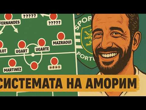 Видео: @fenballzone Системата и схемата на Рубен Аморим – как работи неговият футбол в Манчестър Юнайтед???