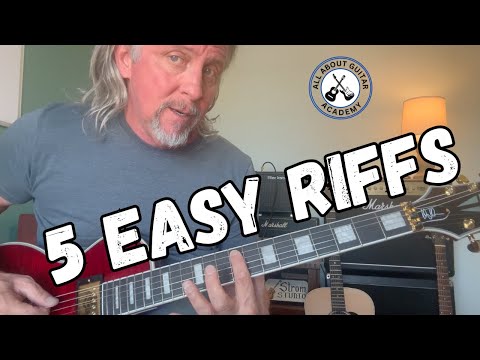 Видео: Гитаристы старше 40 лет могут зажечь с этими 5 простыми риффами