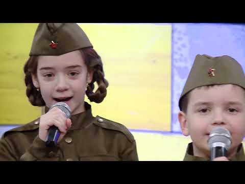 Видео: С добрым утром, малыши! - Песня "День Победы" - Вокальный коллектив "Кинлер Стар" в гостях у Хрюши