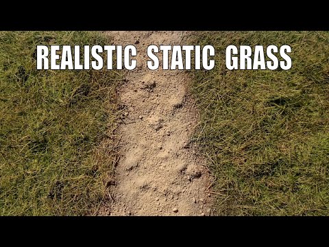 Видео: Как сделать статическую траву сверхреалистичной для диорам и моделей железных дорог