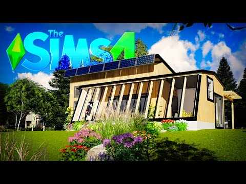 Видео: СТРОИМ СОВРЕМЕННЫЙ ДОМИК С ОРАНЖЕРЕЕЙ В СИМС 4 - The Sims 4 House Build No CC
