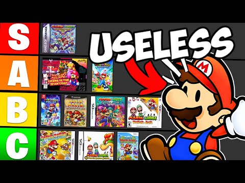 Видео: Рейтинг БЕСПОЛЕЗНОСТИ Марио в каждой RPG серии Mario