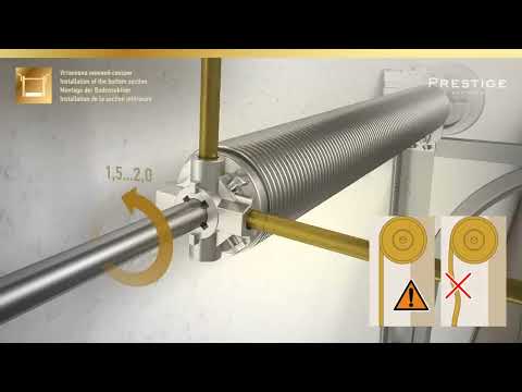 Видео: Высокий монтаж гаражных ворот Alutech Prestige