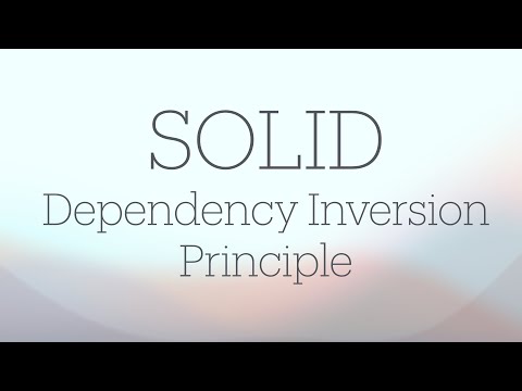 Видео: Выпуск 3. Dependency Inversion Principle.