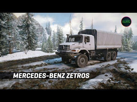 Видео: [SNOWRUNNER] ОБЗОР МОДА MERCEDES-BENZ ZETROS