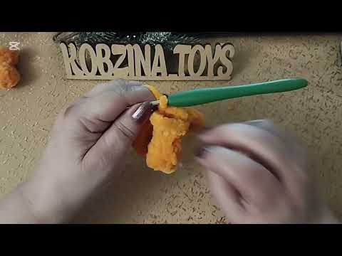 Видео: Часть 2 Вяжем зайку