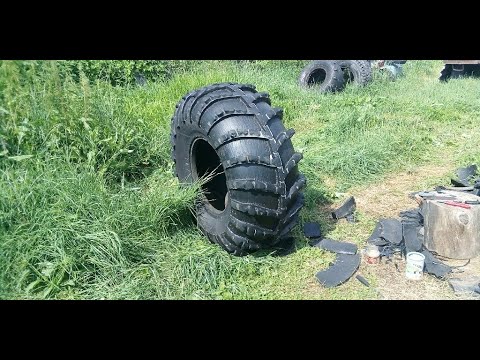 Видео: обдирка шины ви-3 от краза лапоть