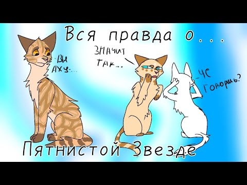 Видео: Вся правда о...Пятнистой Звезде\\коты воители\\
