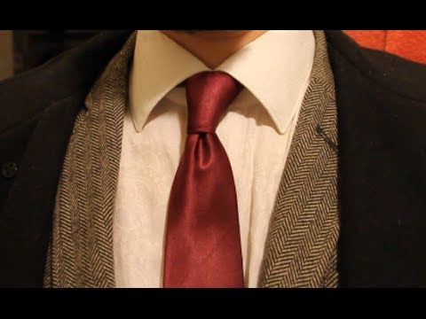 Видео: Как завязать галстук? Виндзор.