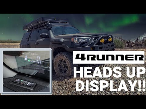 Видео: Toyota 4Runner (2010-2021) Полная установка проекционного дисплея (HUD)