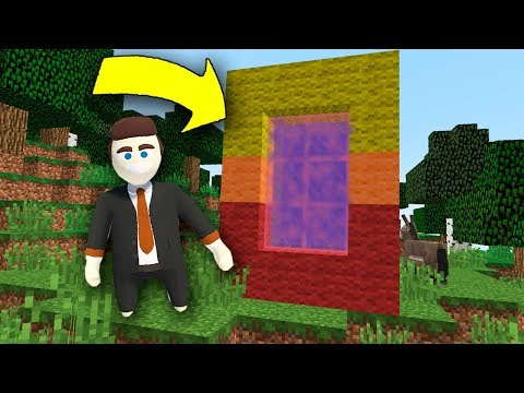 Видео: ПЛАСТИЛИНОВЫЙ ЧЕЛОВЕЧЕК ЗАТРОЛЛИЛ ГЛАВНОГО МАЙНКРАФТЕРА ИЛИ КАК СДЕЛАТЬ ПОРТАЛ В ПЛАСТИЛИНОВЫЙ МИР