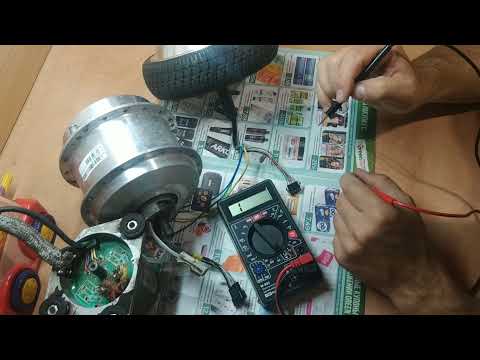Видео: самая простая проверка датчиков холла мотор-колеса